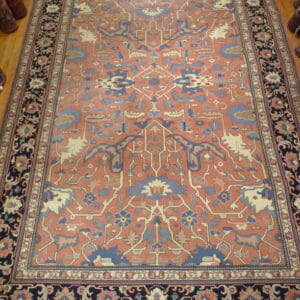 Heretti-Overall Rug #4031- Size: 7' 4X5' 7 - Borokhim's Oriental Rugs