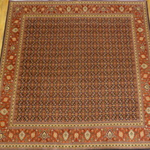 Tabriz-Mahi Rug #11999- Size: 3' 4X5' - Borokhim's Oriental Rugs